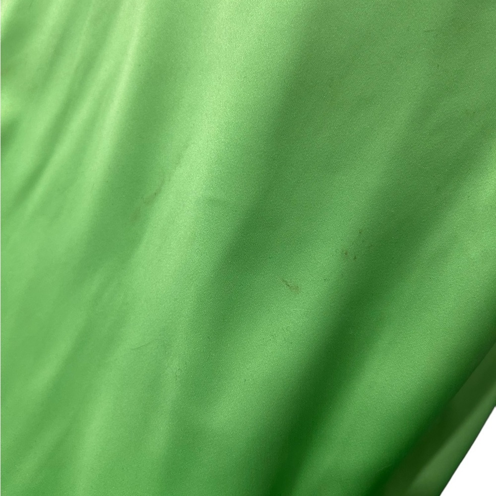 Lime green prom dress with beaded diamonds/ green formal dress/ by Coli Couture - Picture 12 of 16